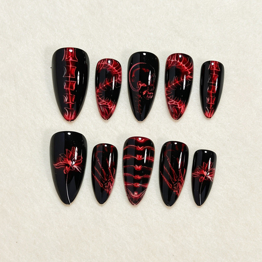 Gothic-Inspired Nail Art Tips Kalsten