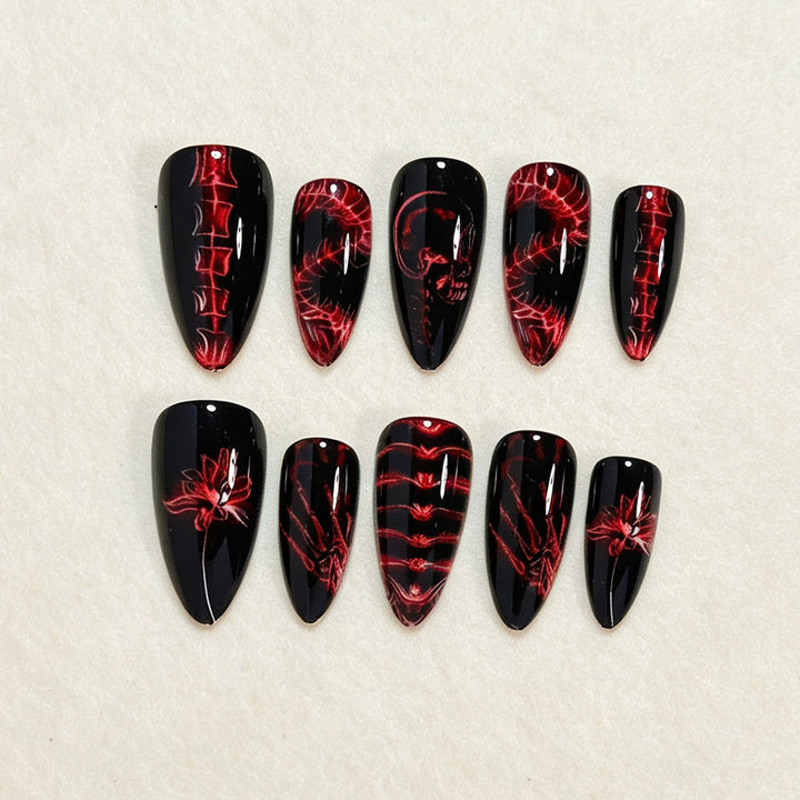Gothic-Inspired Nail Art Tips Kalsten