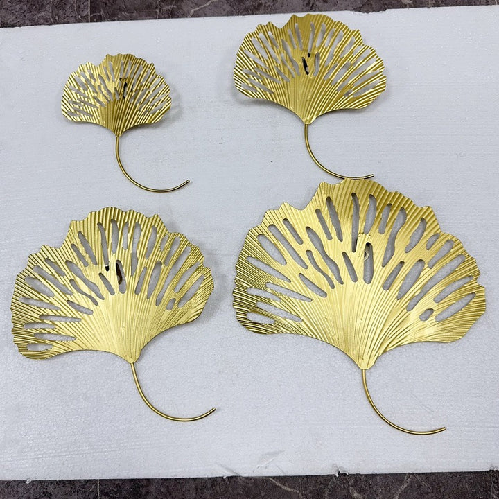 Elegant Ginkgo Leaf Wall Art Hooks Kalsten