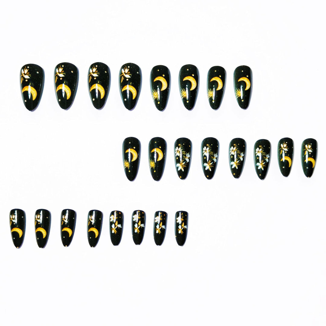 Celestial Floral Nail Art Kalsten