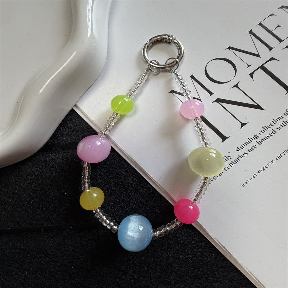 Decorative Beaded Keychain Holder Kalsten 1790134943
