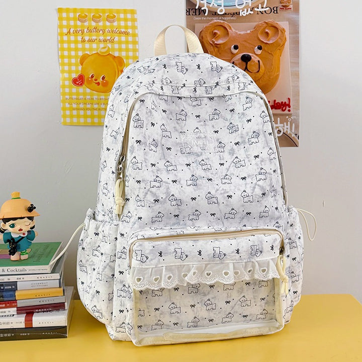 Cute Cartoon-Themed Transparent Backpack Kalsten