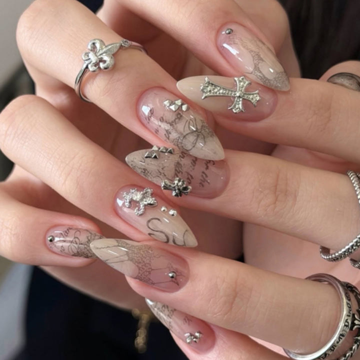 Artful Nail Art with Exclusive Metal Decorations Kalsten