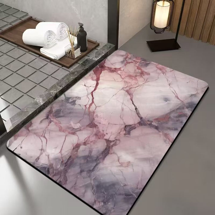 Luxurious Marble Design Bath Mat Kalsten
