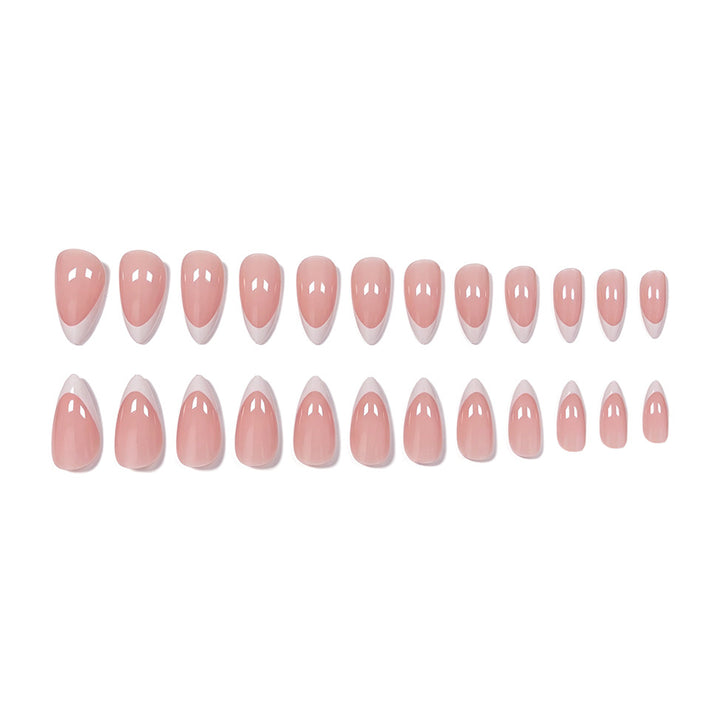 Elegant French Tip Nail Art Extensions Kalsten 1789915249