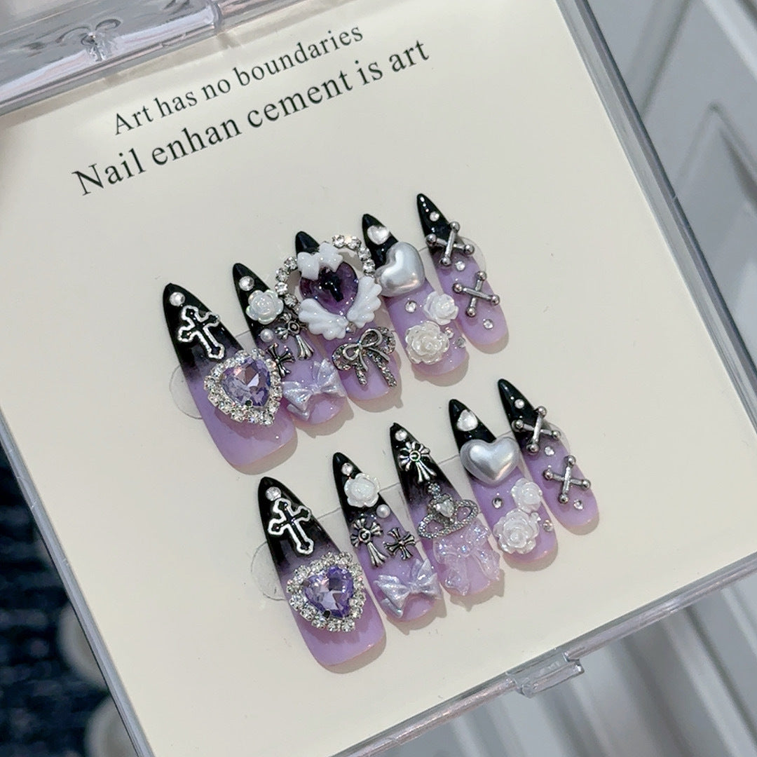 Elaborate Press-On Nail Set