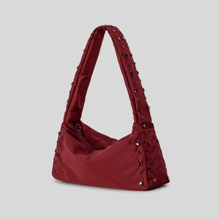 Contemporary Quilted Shoulder Bag