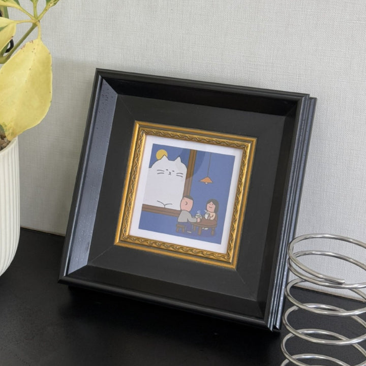 Decorative Black Framed Art Display for Home