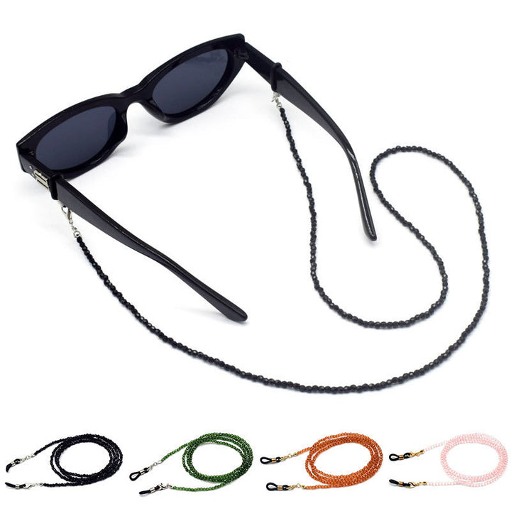 Beaded Eyewear Chain with Adjustable Fasteners Kalsten