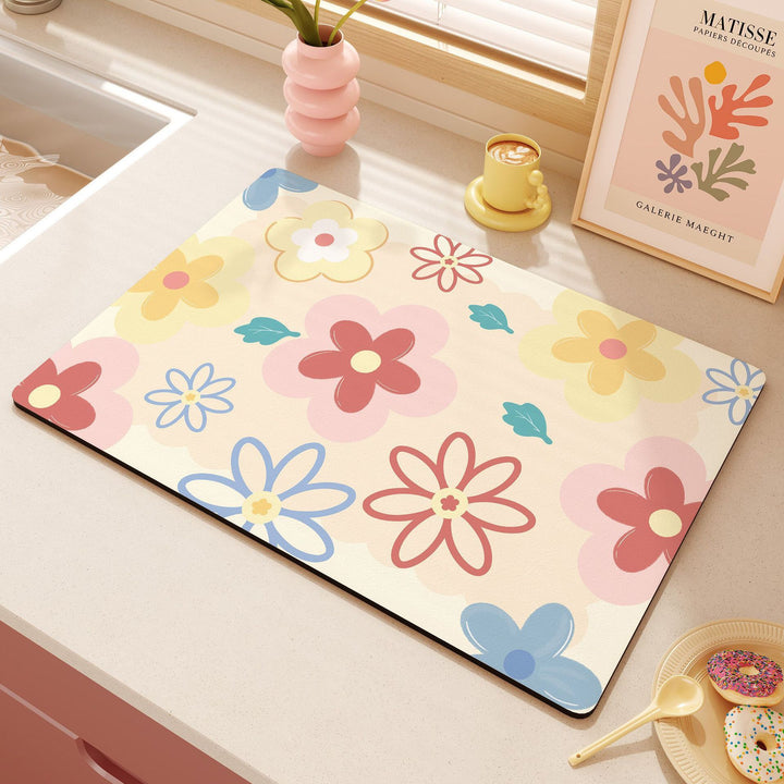 Cute Heart-Themed Kitchen Mat Kalsten
