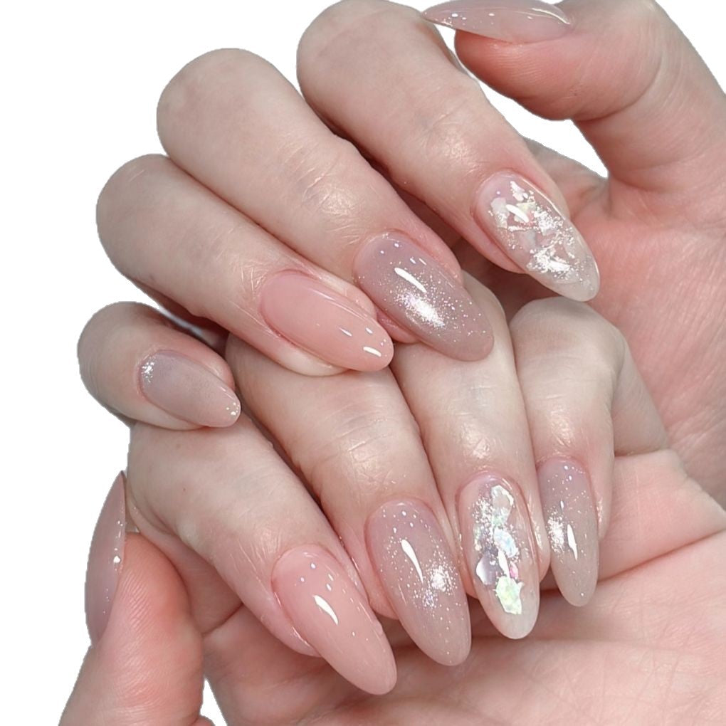 Elegant Almond Shaped Nail Extensions