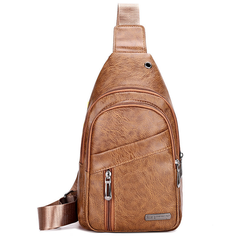 Fashionable Leather Sling Bag
