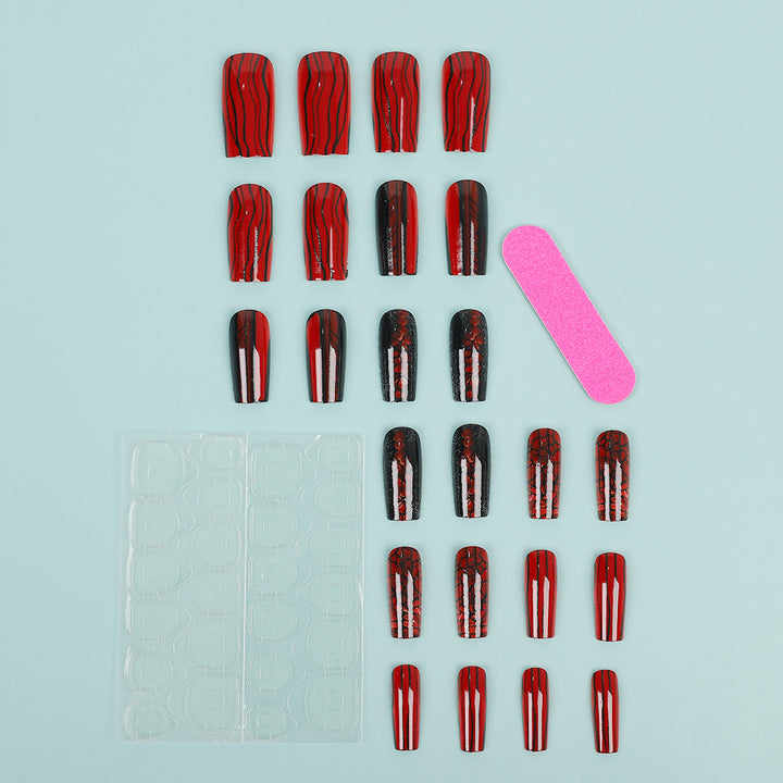 Artificial nails in modern Gothic design Kalsten