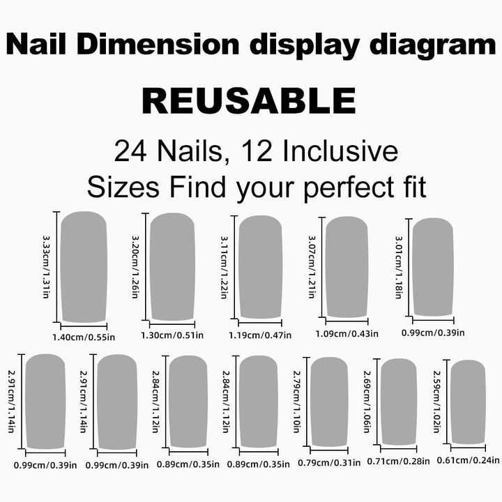 Artificial nail set with dreamy 3D flowers and bow decorations Kalsten