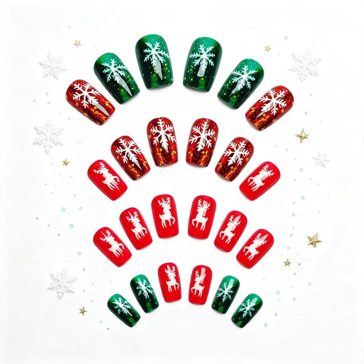 Festive Holiday-Themed Nail Art Kalsten