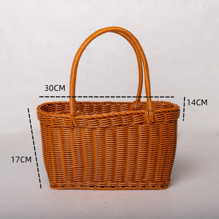 Handwoven Picnic Storage Basket Kalsten