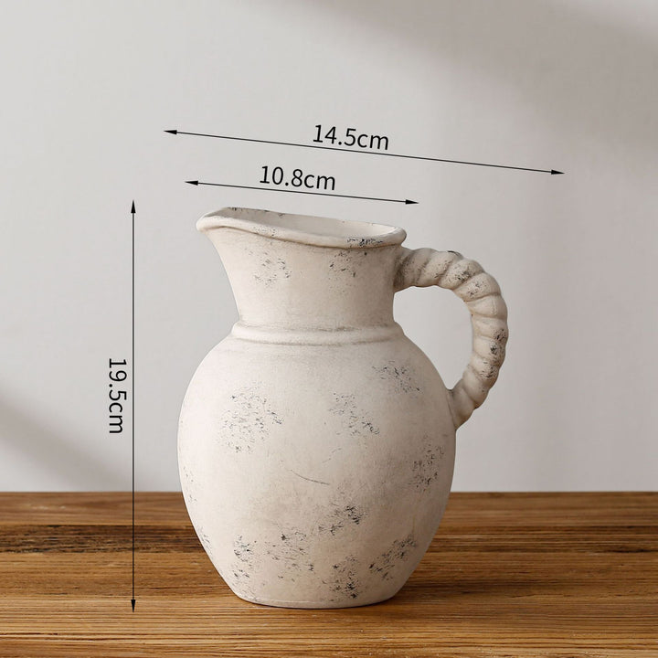 Elegant and Rustic Ceramic Carafe Kalsten