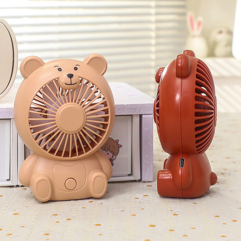 Ladies USB table fan in bear design Kalsten