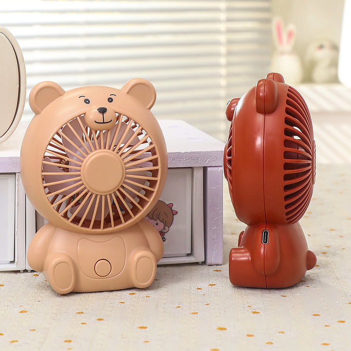 Ladies USB table fan in bear design Kalsten