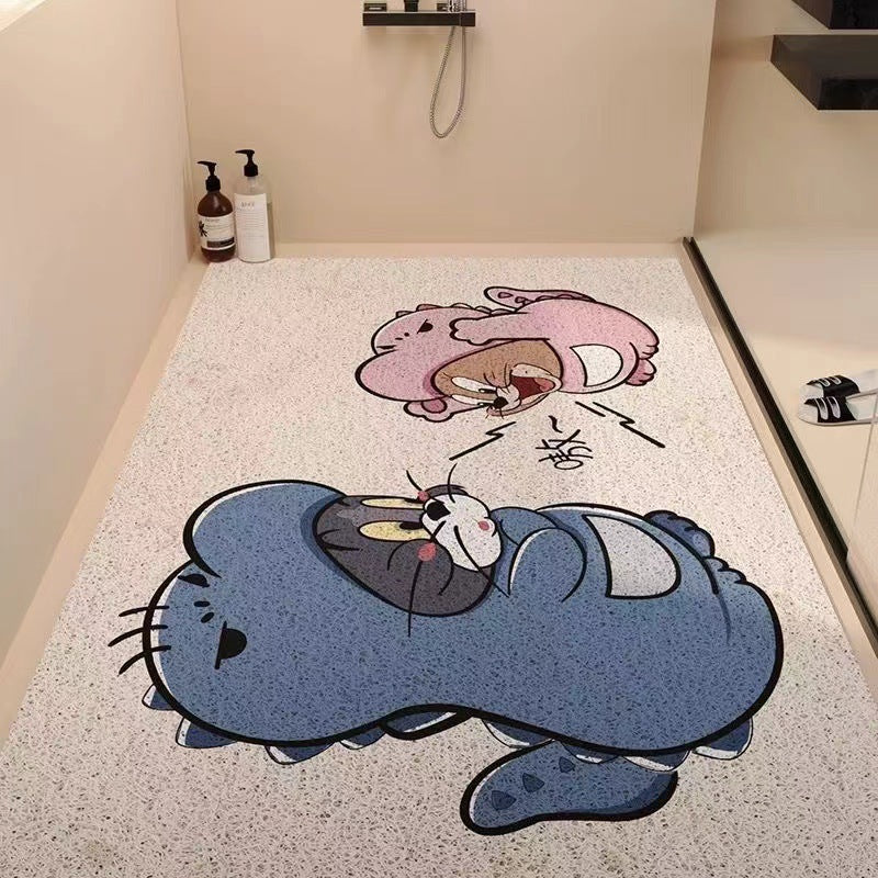 Playful Cartoon Character Area Rug Kalsten