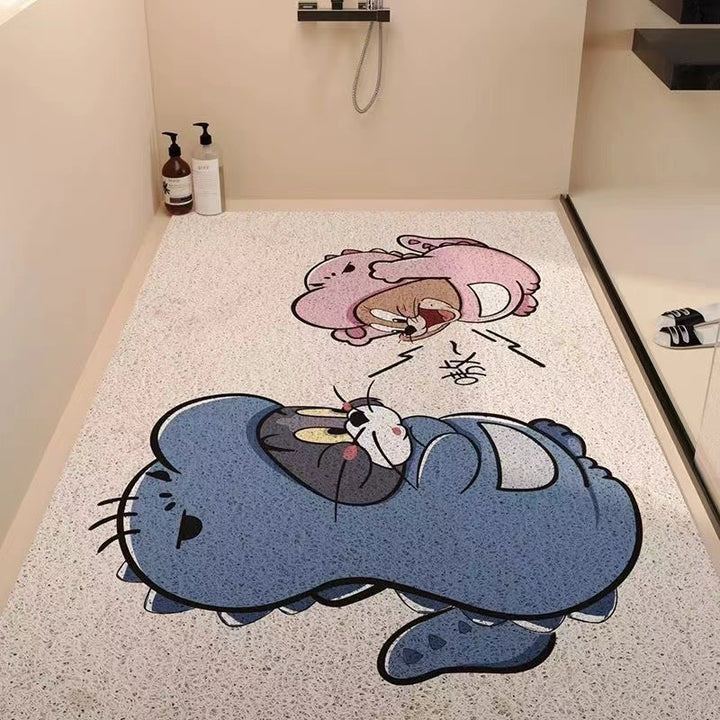Playful Cartoon Character Area Rug Kalsten