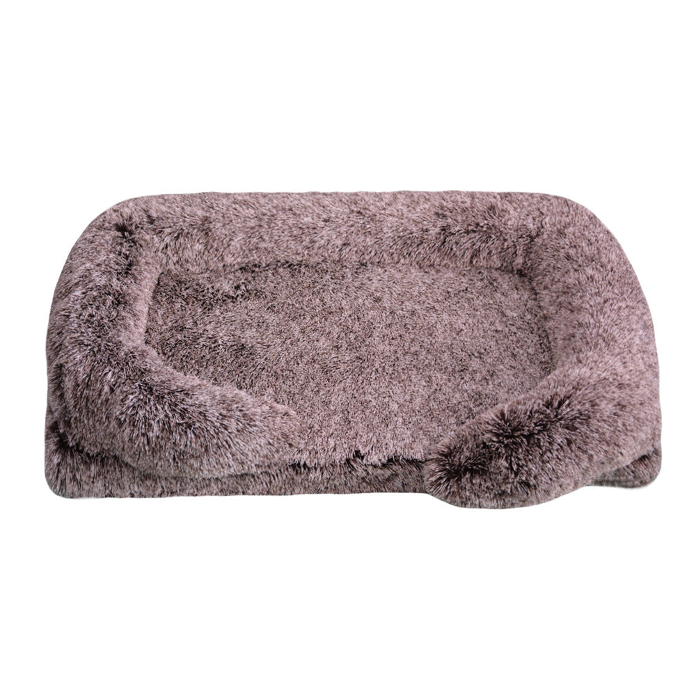 Plush Bolstered Dog Bed