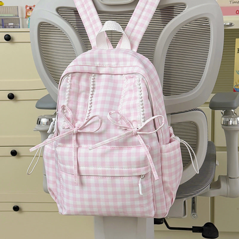 Playful Bunny-Ear Patterned Backpack Kalsten