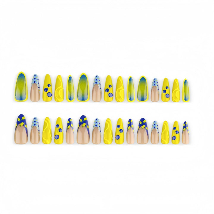 Creative Nail Art Set with Colorful and Unique Designs Kalsten