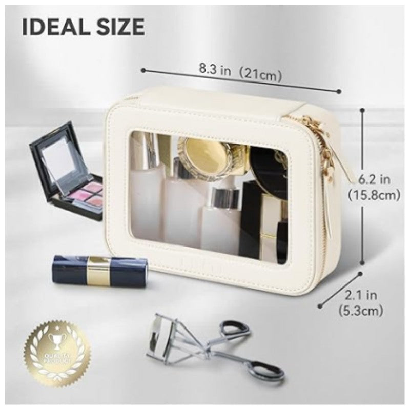 Cosmetic organizer bag with window and high-quality zipper Kalsten