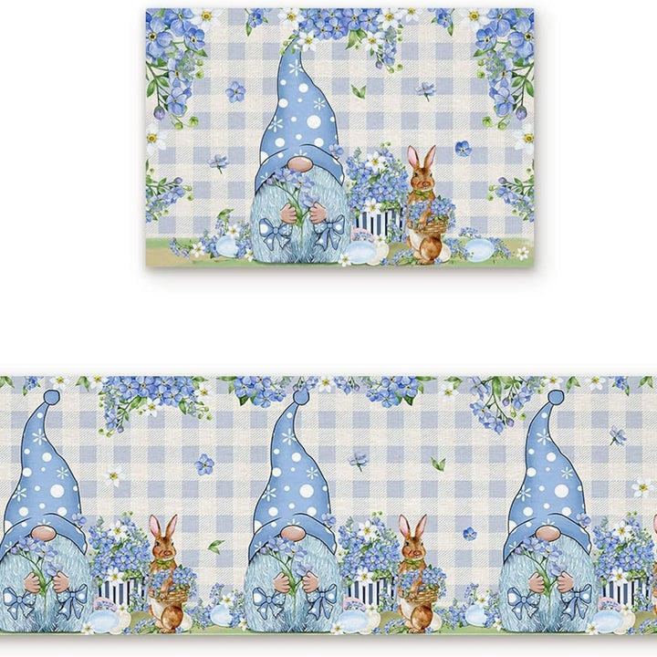 Decorative Bunny Print Runner Mat Kalsten