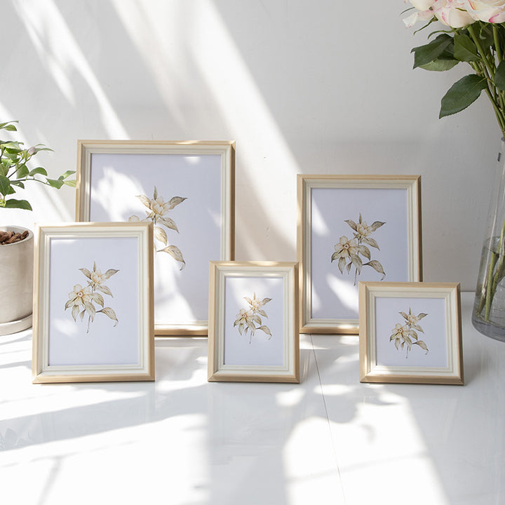 Elegant Wooden Framed Art Display for Home