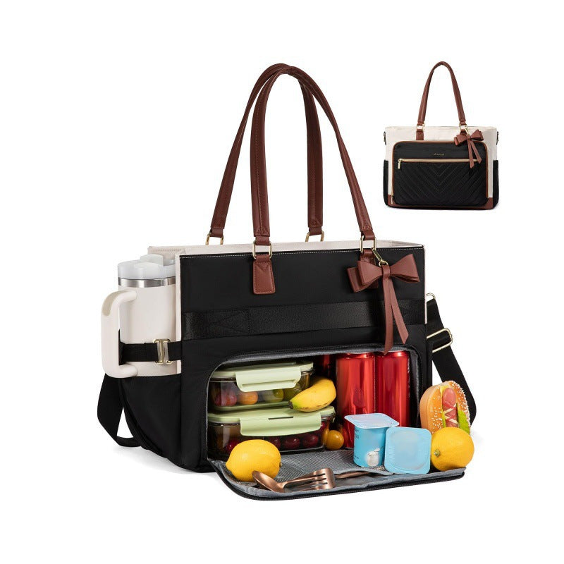 Insulated Multi-Compartment Lunch Tote Kalsten