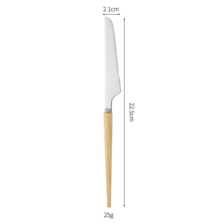 Professional and ergonomic bread knife with wooden handle Kalsten