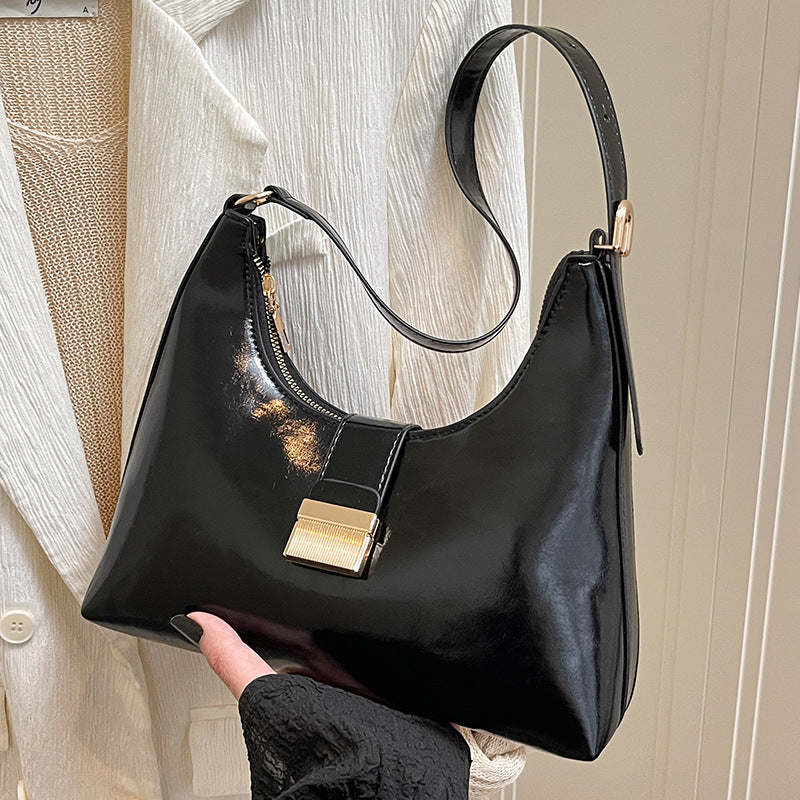 Modern Vegan Leather Hobo Bag