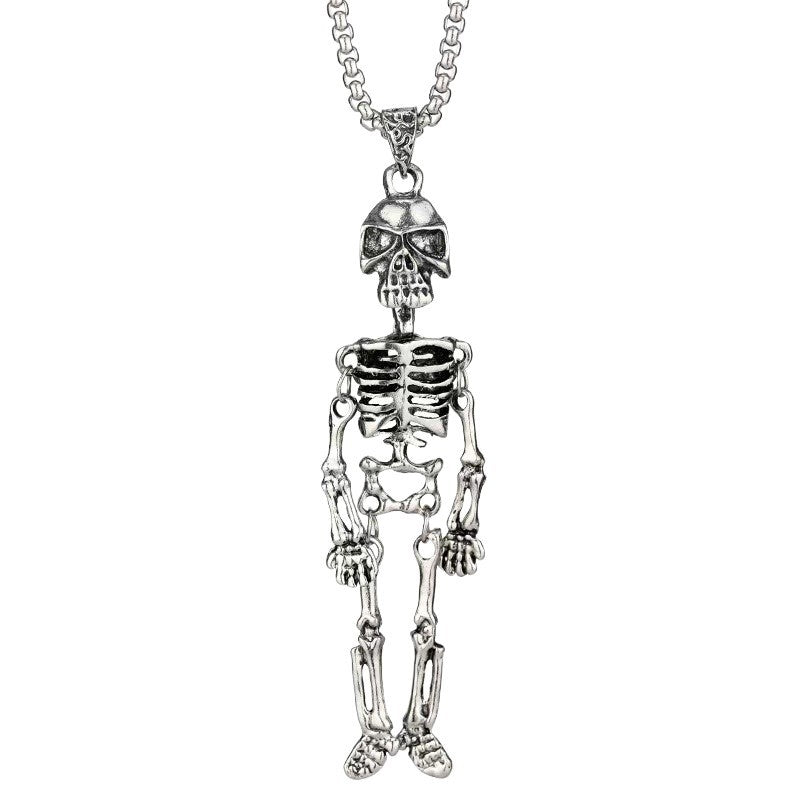 Skeleton Pendant Necklace Kalsten