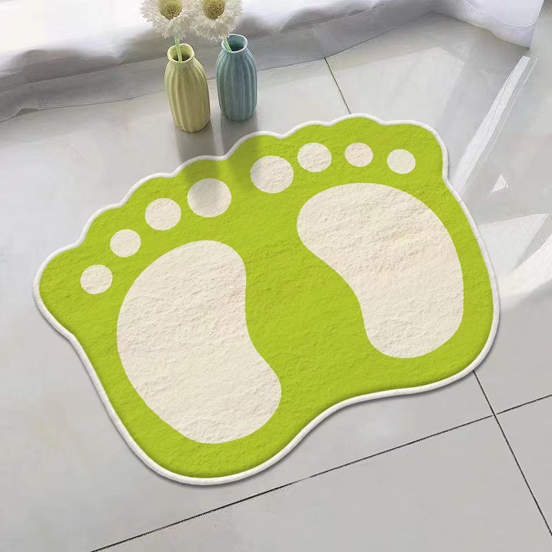 Footprint-Themed Decorative Area Mat Kalsten