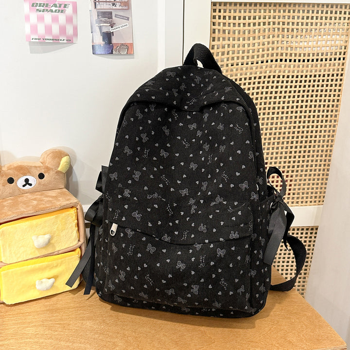 Cute Character-Embellished Casual Backpack Kalsten