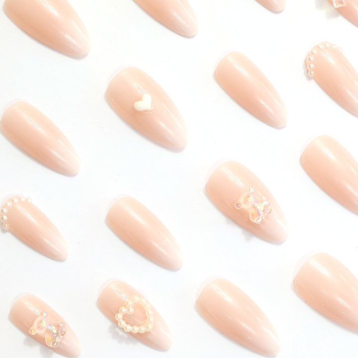 Artistic Decorative Stiletto Nail Extensions Kalsten