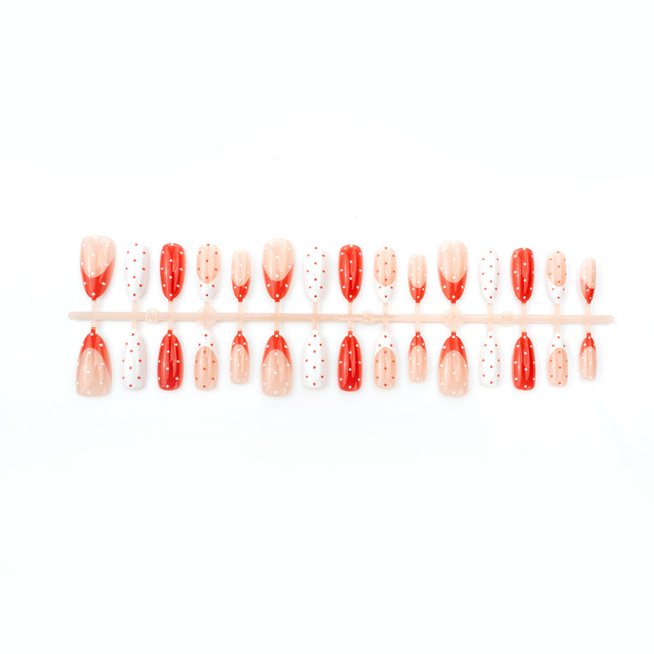 Creative nail art set with playful polka dot design Kalsten