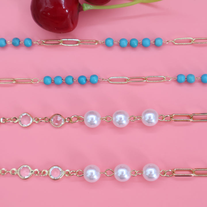 Elegant Pearl Beaded Necklace Kalsten