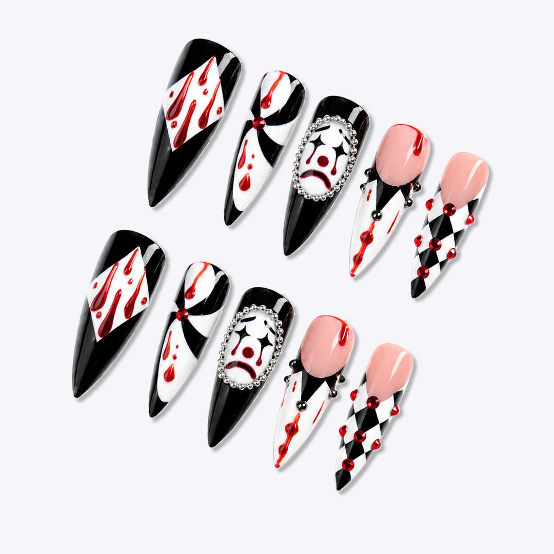 Artificial nails with creative patterns Kalsten