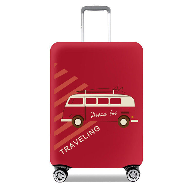 Women's Hard Shell Suitcase with Modern Geometric Design Kalsten
