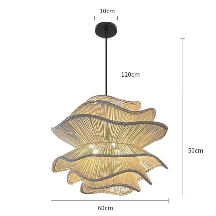 Contemporary Elegant Wavy Pendant Light