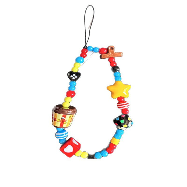 Playful Beaded Charm Lanyard Kalsten 1790135914