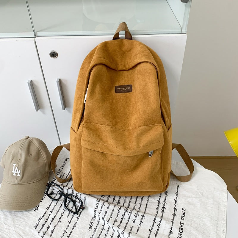 Stylish Suede Backpack Kalsten