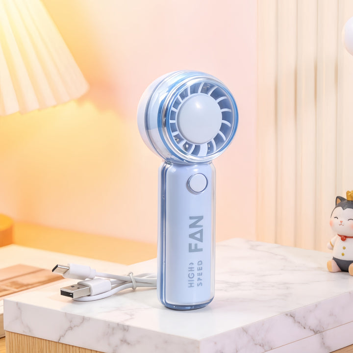 Ladies portable hand fan with playful bear design Kalsten