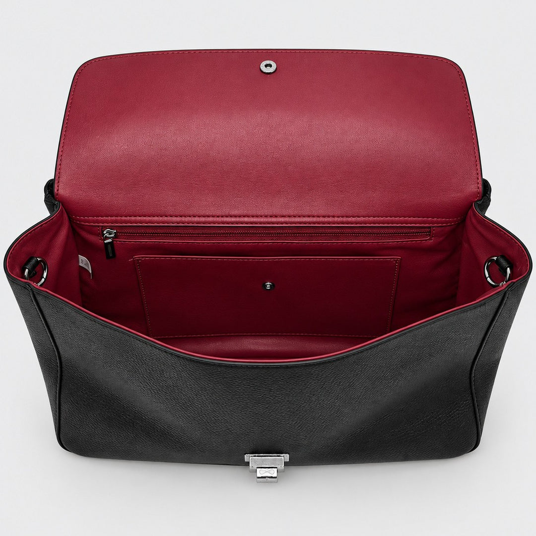 Elegant Leather Shoulder Handbag
