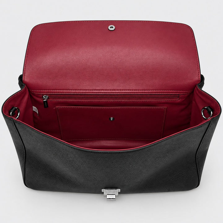 Elegant Leather Shoulder Handbag