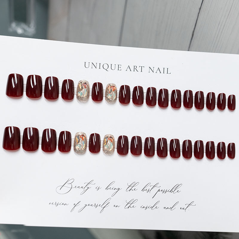 Artistic Custom Press-On Nails