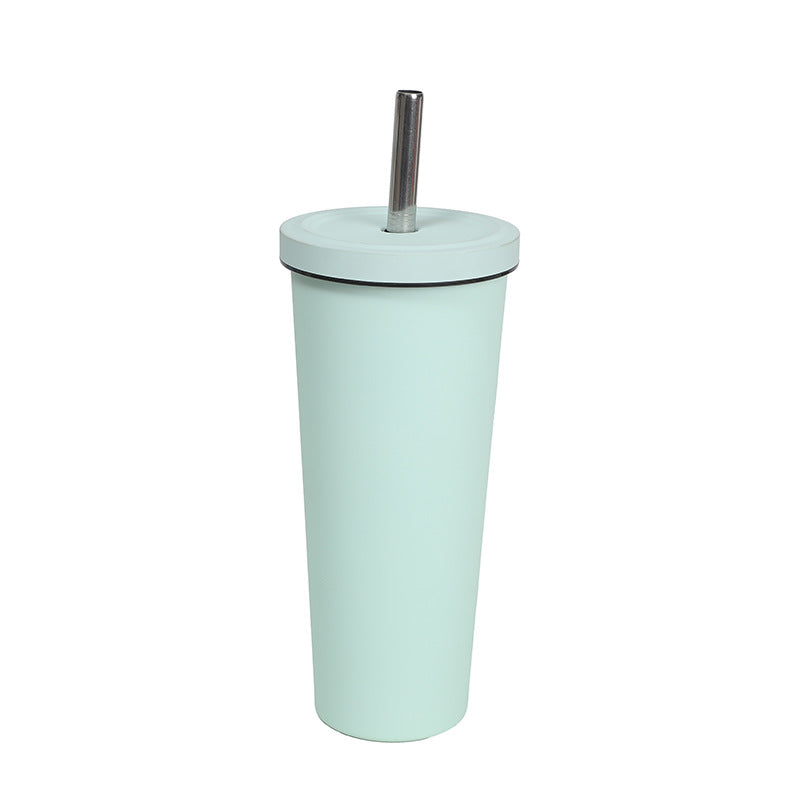 Unisex To-Go drinking mug with strong insulation and stainless steel straw Kalsten
